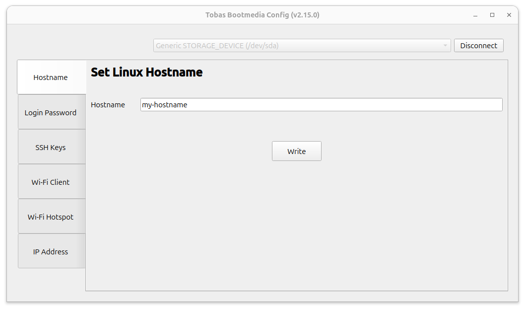 hostname